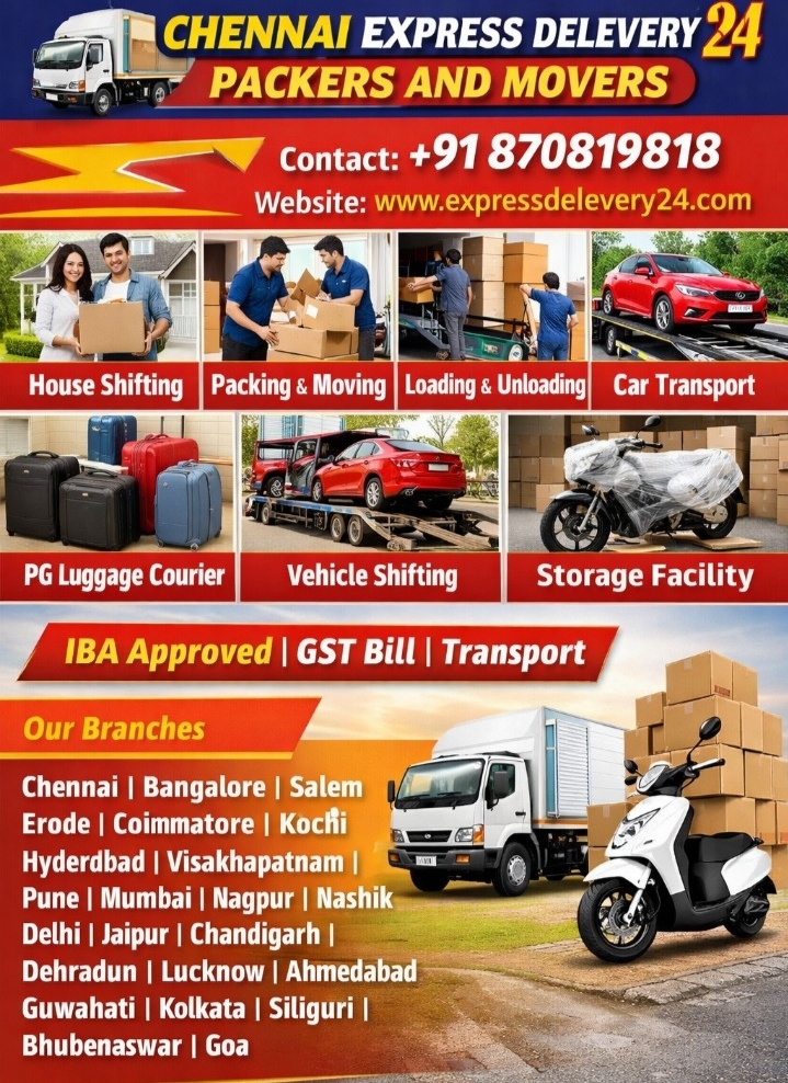 PACKERS AND MOVERS IN PERAMBALUR, 8708198318
