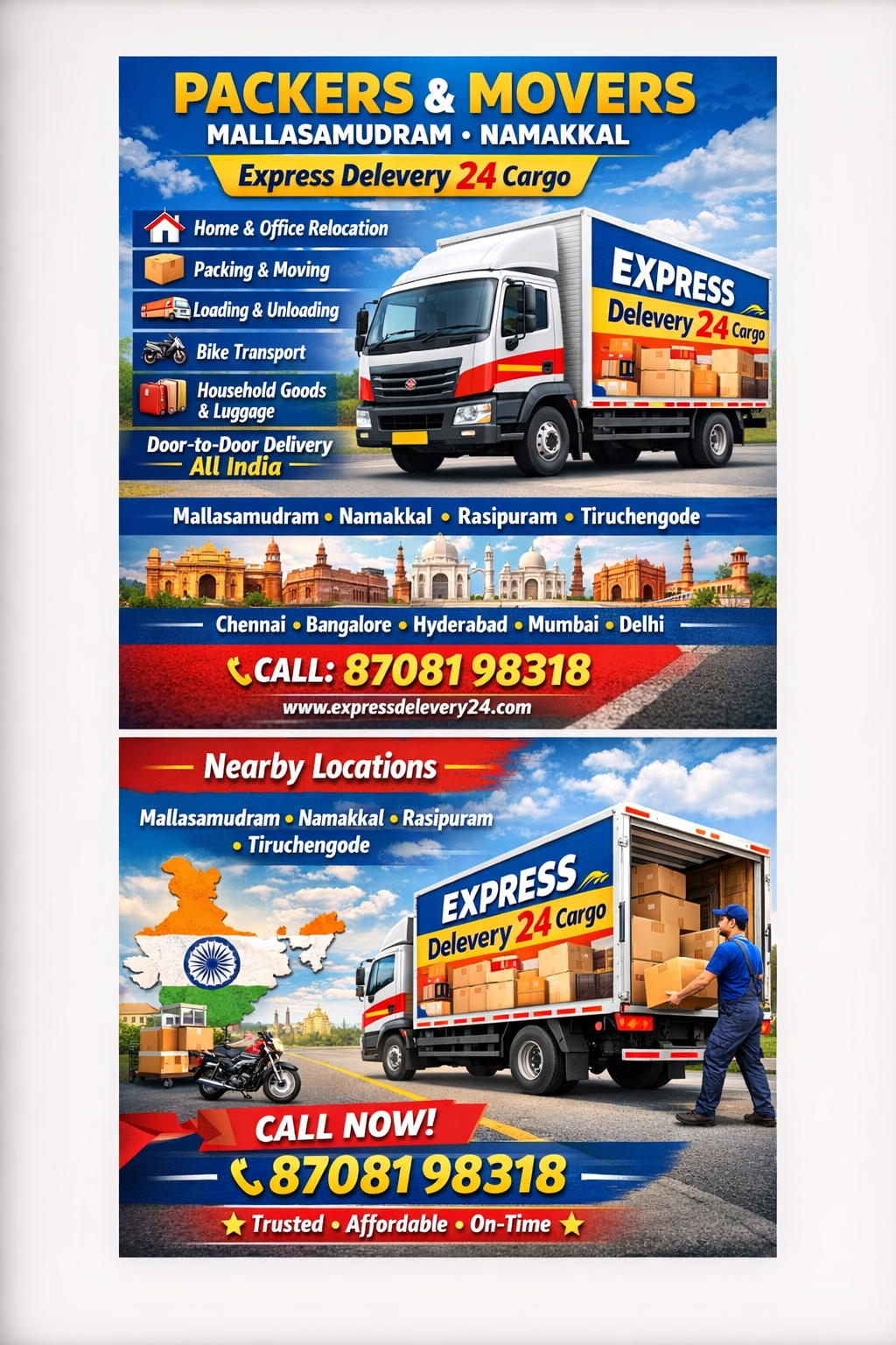 PACKERS AND MOVERS IN MALLASAMUDRAM, 8708198318