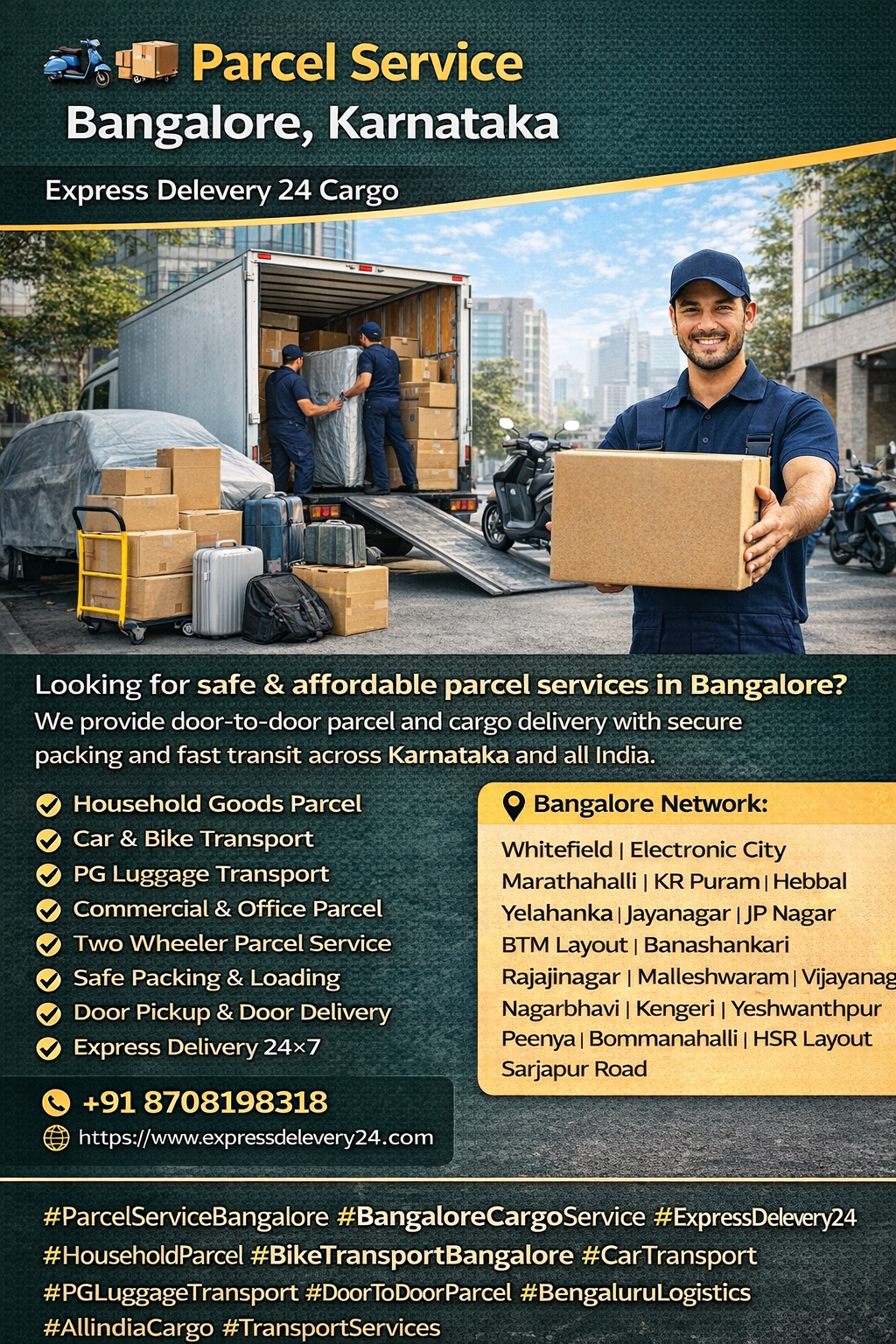 BIKE TRANSPORT IN BANGALORE, 8708198318 KARNATAKA 