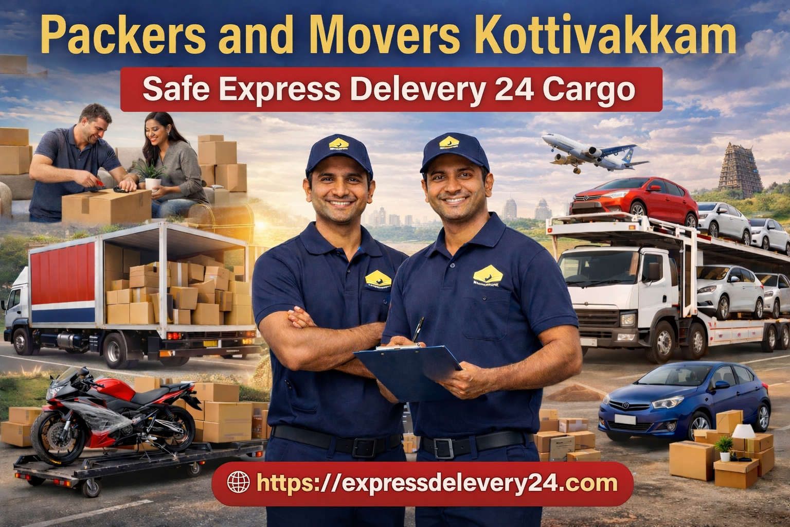 Packers and Movers Kottivakkam | House Shifting Services Near Me – Safe Express Delevery 24 Cargo