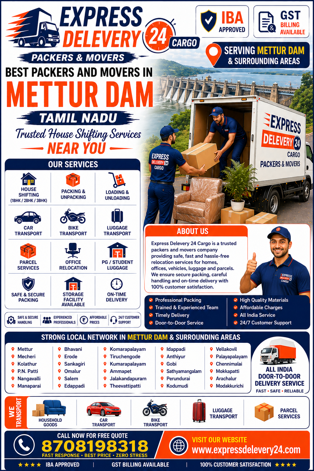 Best Packers and Movers in Mettur, 8708198318 Tamil Nadu | House Shifting Services Near Me - Agarwal Safe Express 