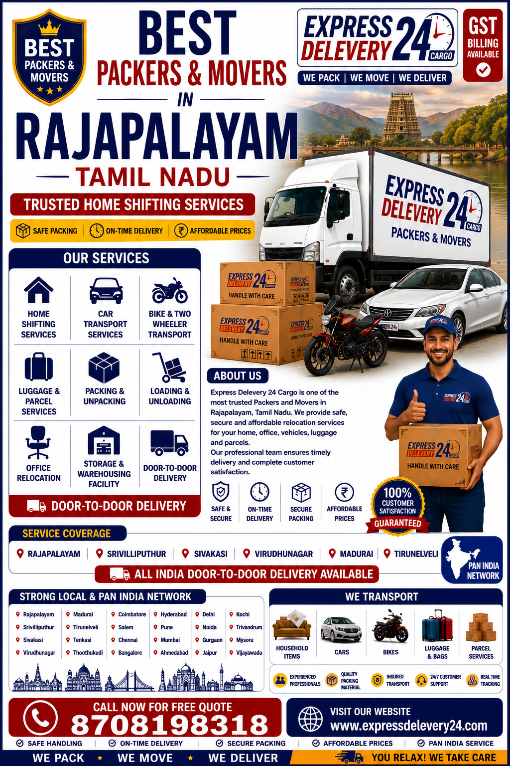Packers and Movers Rajapalayam, 9790956163 | House Shifting Services Near me - Agarwal Safe Express 